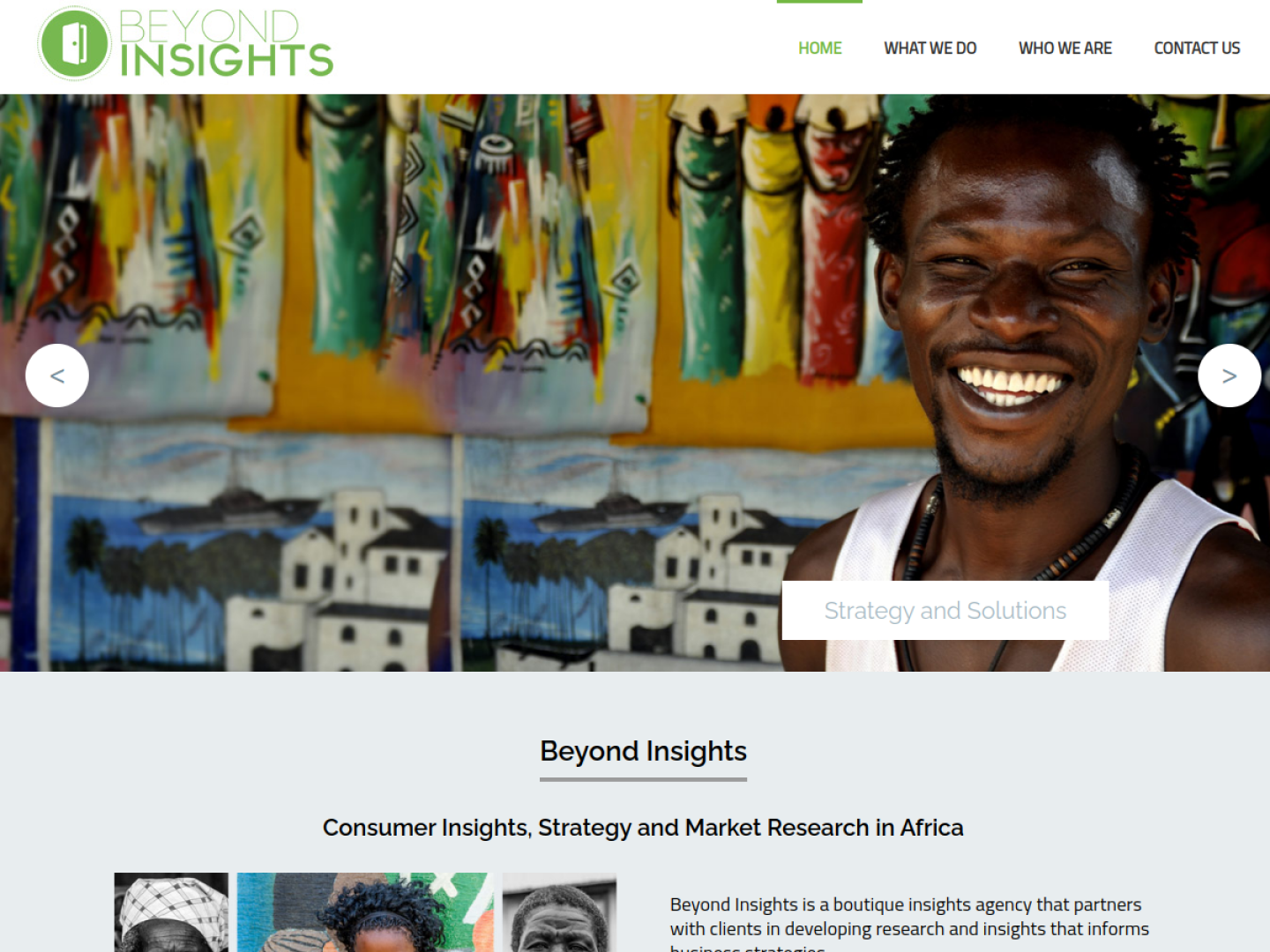 Beyond Insights website project